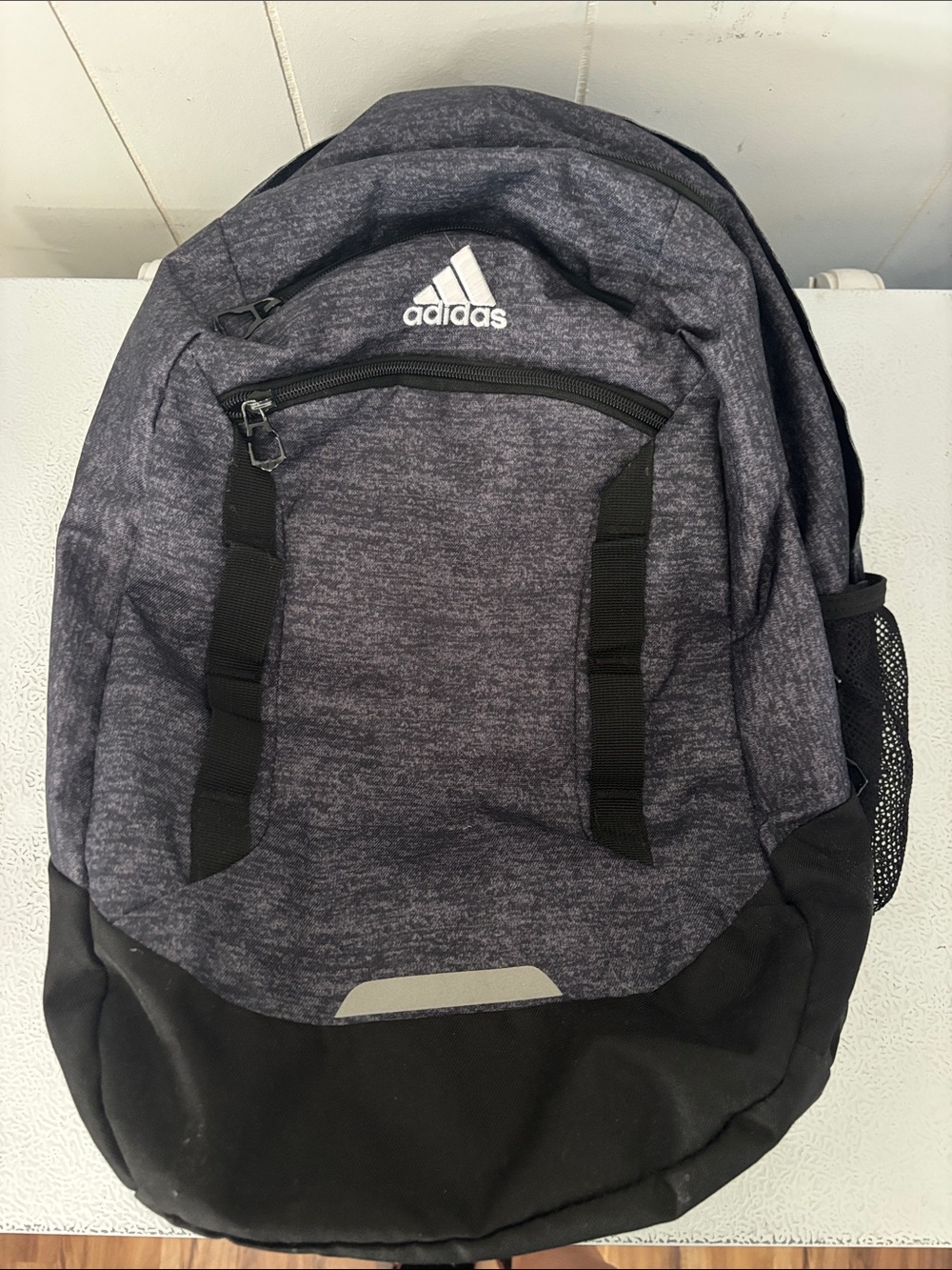 Adidas Dark Gray and Black Backpack